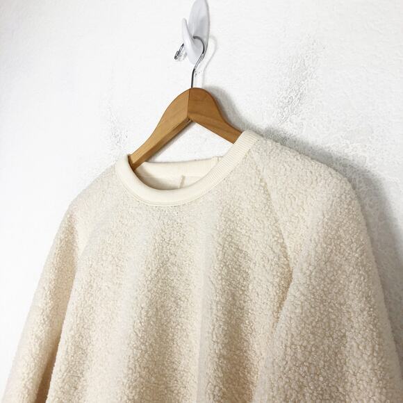 NWT Urban Outfitters Standard Cloth Free Throw Pile Fleece Crewneck Sweatshirt S - Picture 7 of 14